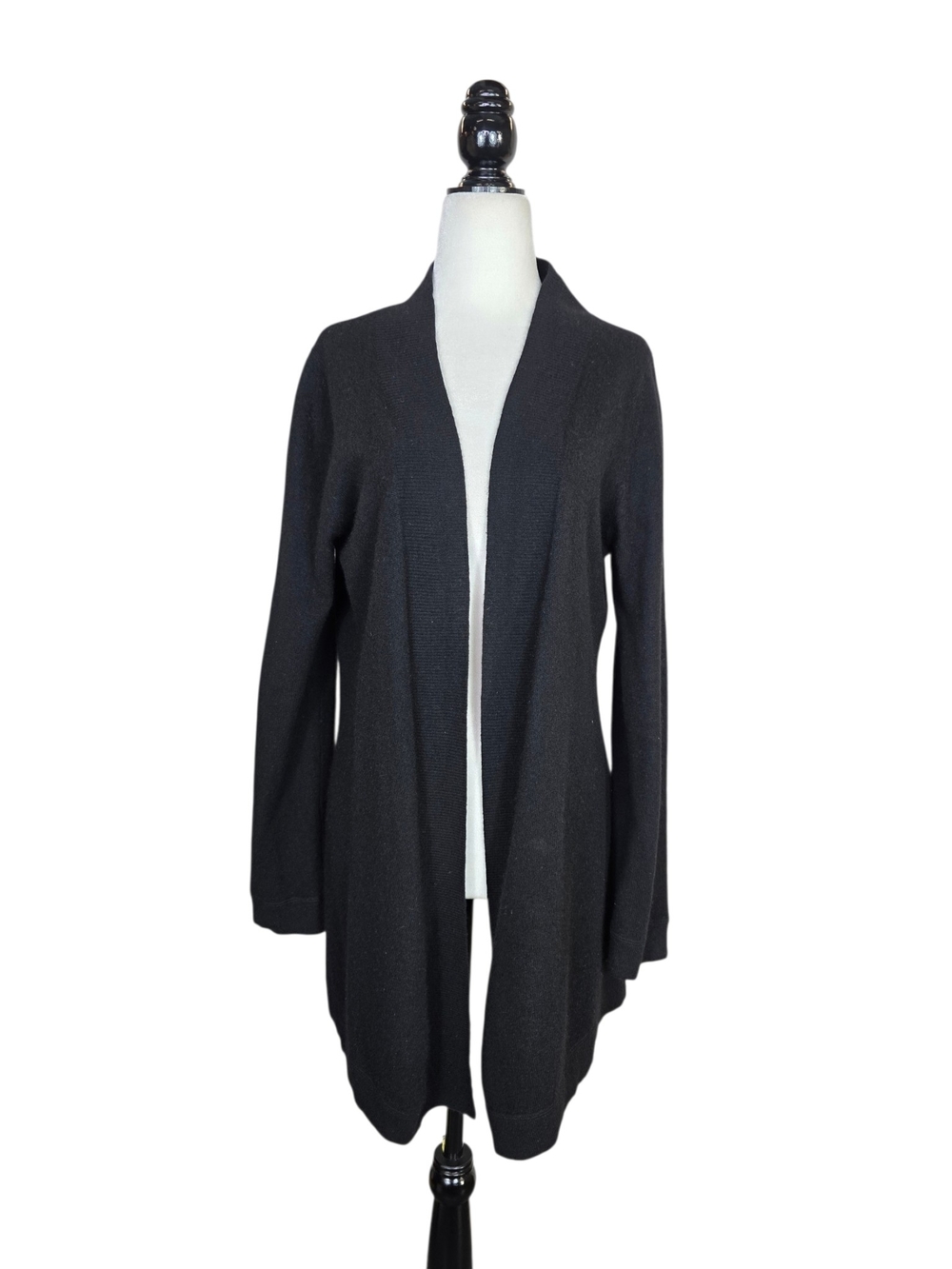 Fenn Wright Manson Black Open-Front Long Cardigan
